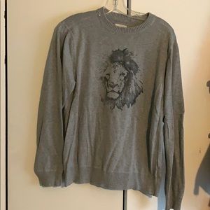 Lion grey sweater